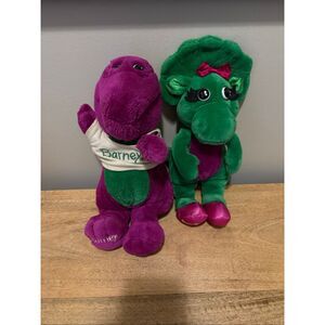 Vintage 1990’s Barney & Friends Barney Bop Plush Stuffed Animals